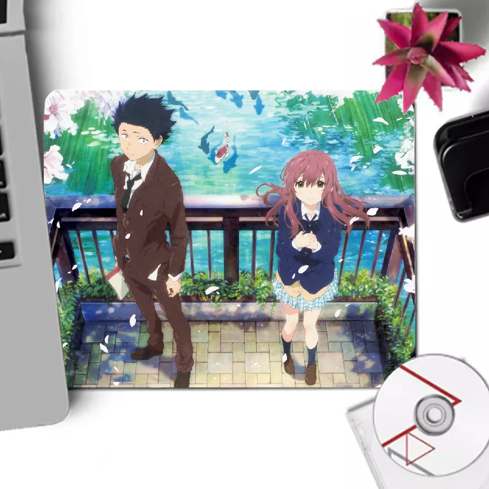 

Anime A Silent Voice Gaming Mouse Pad PC Mousepad Game Pad Cartoon Rubber Mouse Pad Office Keyboard Pad