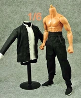 16 china chinese costume male man clothing kung fu suit clothes model toys fit for 12 action figure body accessory