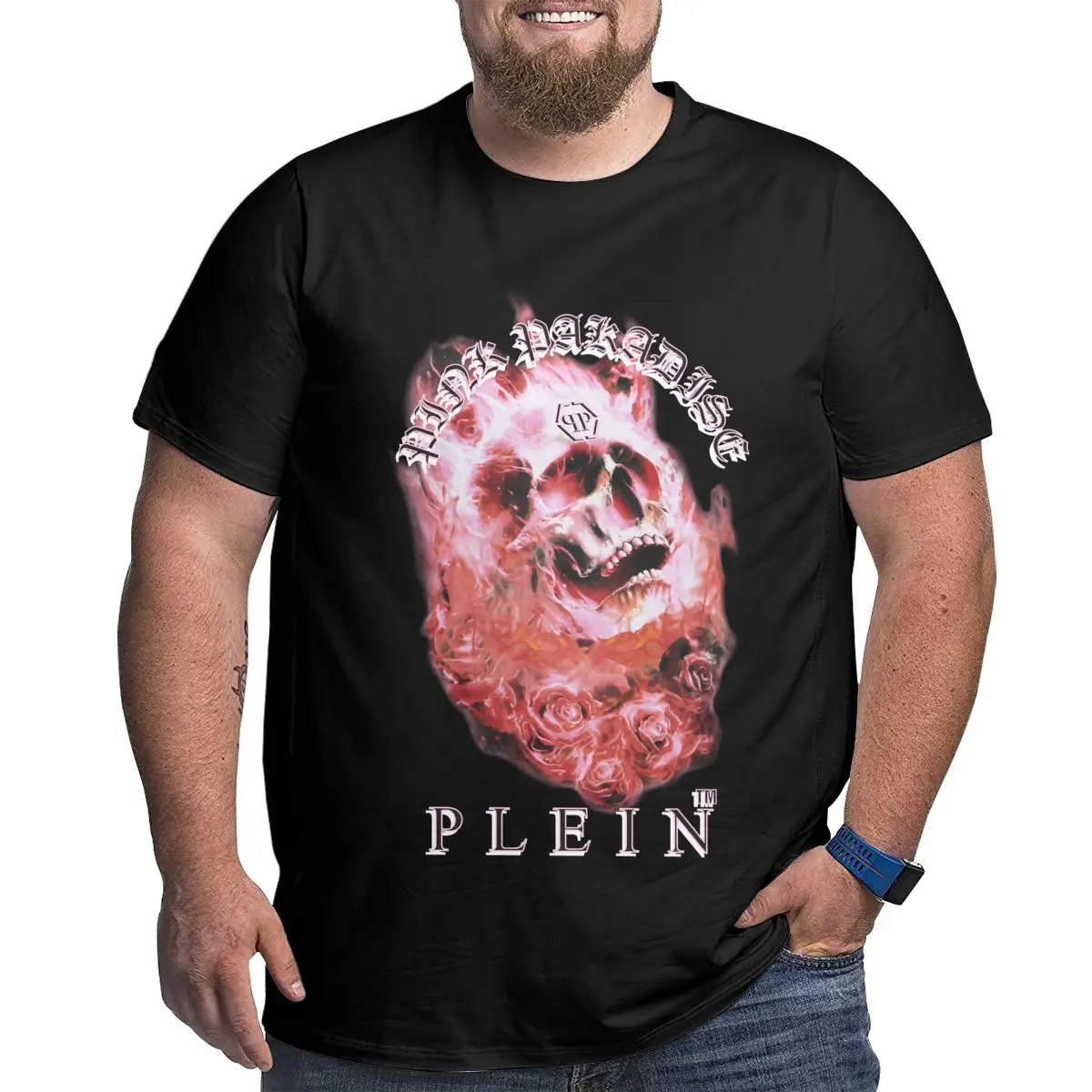 

2021 plein Best Seller Oversized T Shirt Men's High Quality T-shirt New Design Street Style Printed Men T Shirts O-neck