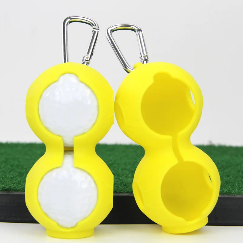 2 шт. силиконовые чехлы для ключей с карабином|Мячи гольфа| |