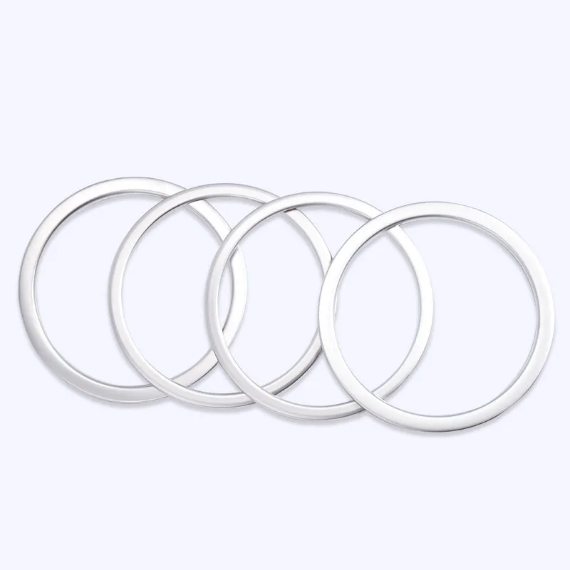 

Fit For Nissan Qashqai 2014-2020 2016 2017 Chrome Speaker Cover Interior Trim Side Door Stereo Bezel Collar Ring Garnish Molding