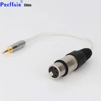 1pc silver plated 2 5 to xlr cable 2 5mm trrs balanced male to 4pin xlr balanced female audio adapter cable