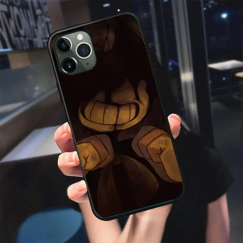 

Horror game BENDY Custom Phone Case For iphone 5s 6 7 8 11 12 plus xsmax xr pro mini se Cover Fundas Coque