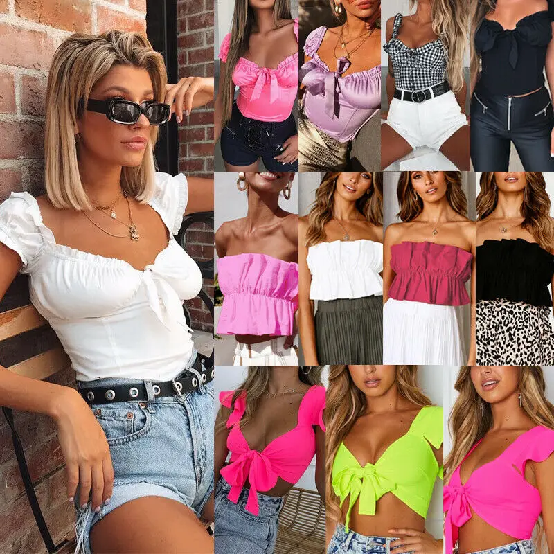 Vestidos 4 стиля новинка женская футболка для девушек глубокий v-образный вырез