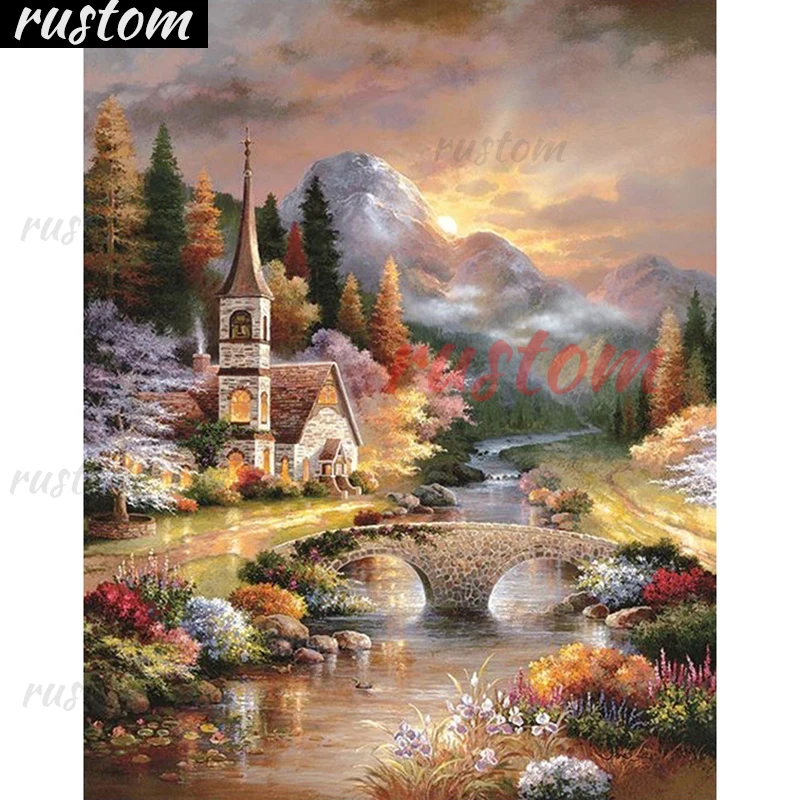 

DIY 5D Diamond Painting Cross Stitch Full Round Drill Horse Landscape Diamond Embroidery Mosaic Wall Art Decor Rustom