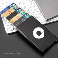 metal business card holder creative holder credit business card case wallet bag mini wallet for smart 451 453 fortwo forfour