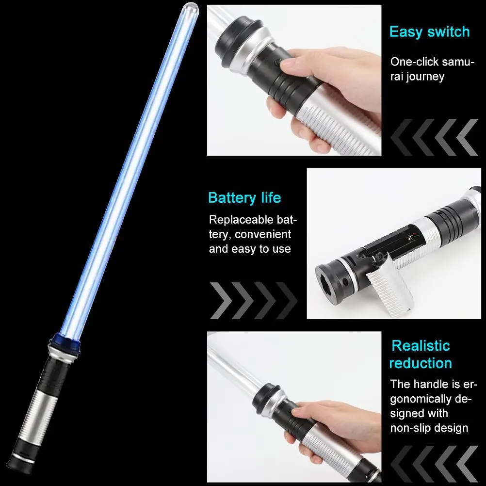2 в 1 светодиодный телескопический выдвижной и складной меч со светильник кой для