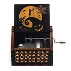 Хит продаж, анимационная песня на тему Хэллоуина, Тоторо, Парк Юрского периода, деревянная музыкальная шкатулка с пиритными углами, рождественский подарок, подарок на день рождения