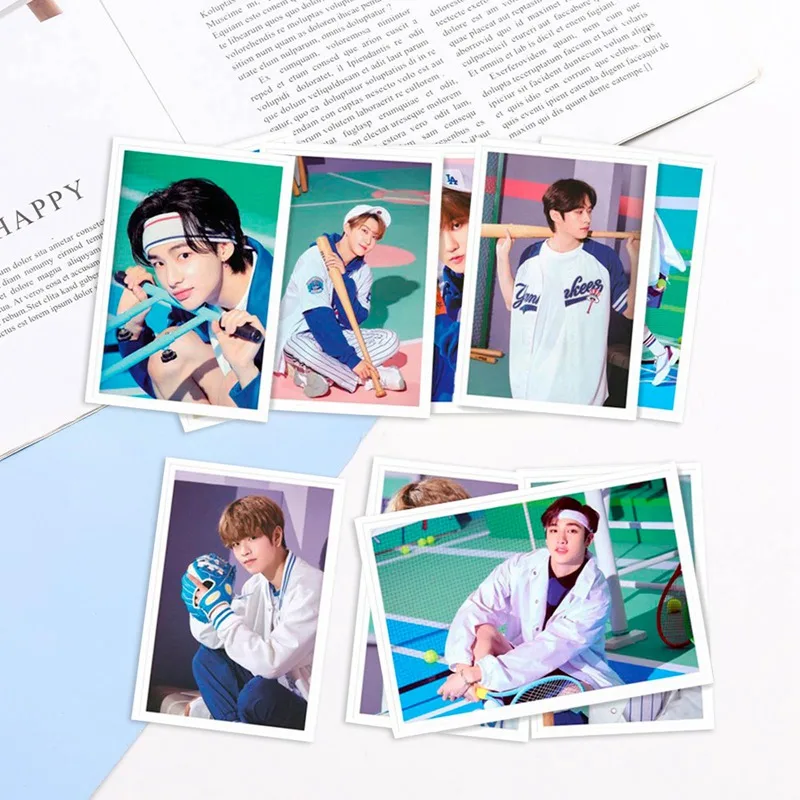 

40Pcs/Box Kpop STRAY KIDS 2nd PHOTOBOOK Stay in Playground Polaroid Photo Lomo Card Fan Collection Gift