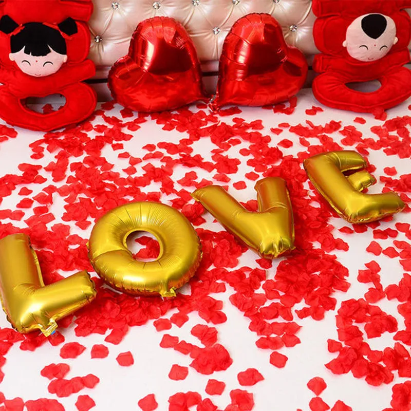 1000/100 шт искусственный шелк украшения лепестки роз для конфетти для свадебной вечеринки события искусственный цветок Роза девушка бросить лепесток 5Z