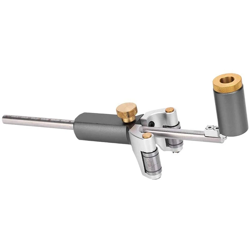 

Draw Circle Linear Arc Scriber Tool Woodworking Dual-Purpose Sliding Mark Scraper for Wood Iron Metal
