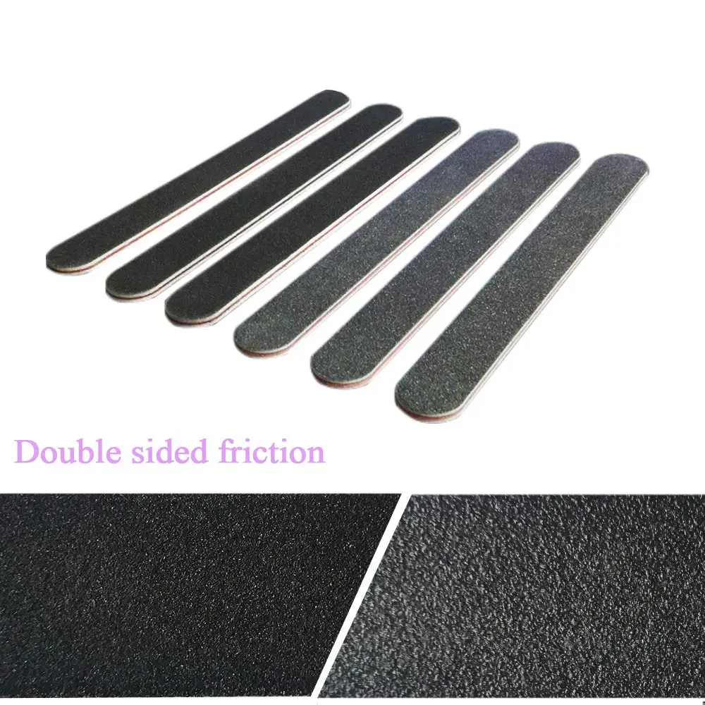 12 шт./компл. Пилочки для ногтей и Полировщики черный 100/180 Грит Шлифовальная Пилка