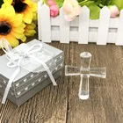 1 шт. X Хрустальный Крест стоящий подарок малышу на крещение подарок на память из хрусталя для первого причастия Свадебные сувениры