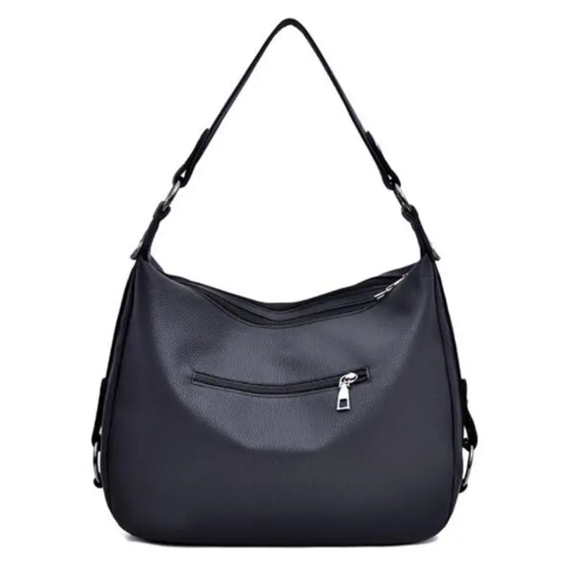Модная женская Сумка Хобо черные сумки для женщин кожаная сумка на плечо через с 2