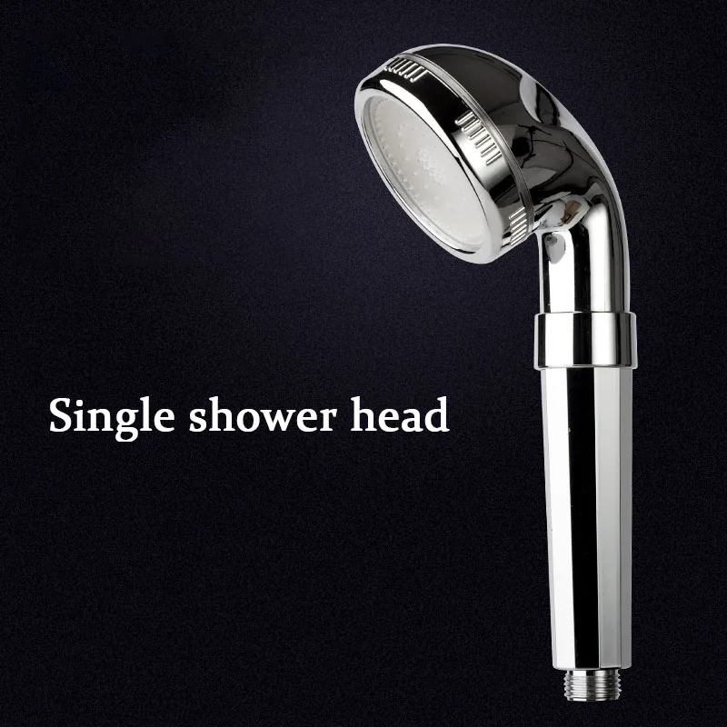 shower head ZhangJi 3-Цвет светодиодный Насадки для душа Температура Сенсор многослойное гальваническое покрытие Панель сильный спрей Ванная комната спринклер Насадки для душа - Цвет: shower head