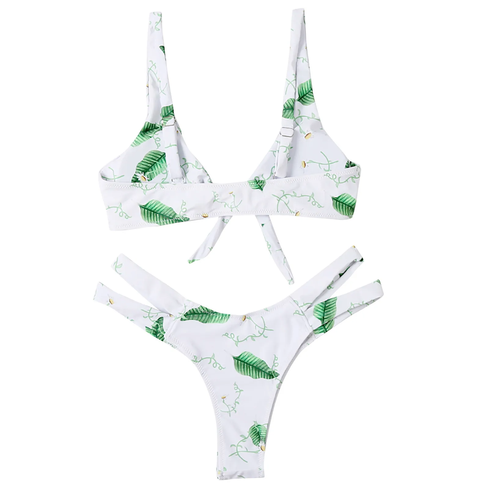 Женское бикини разных цветов пикантный раздельный купальник с завышенной талией