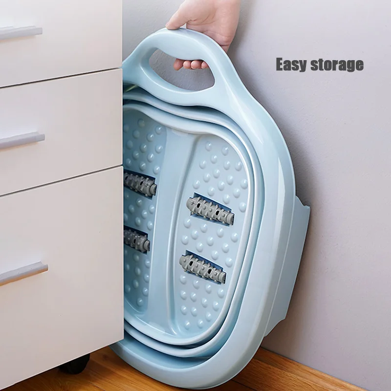 Переносные ванны Складной пешком замачивания ведро вспенивания массаж бытовой