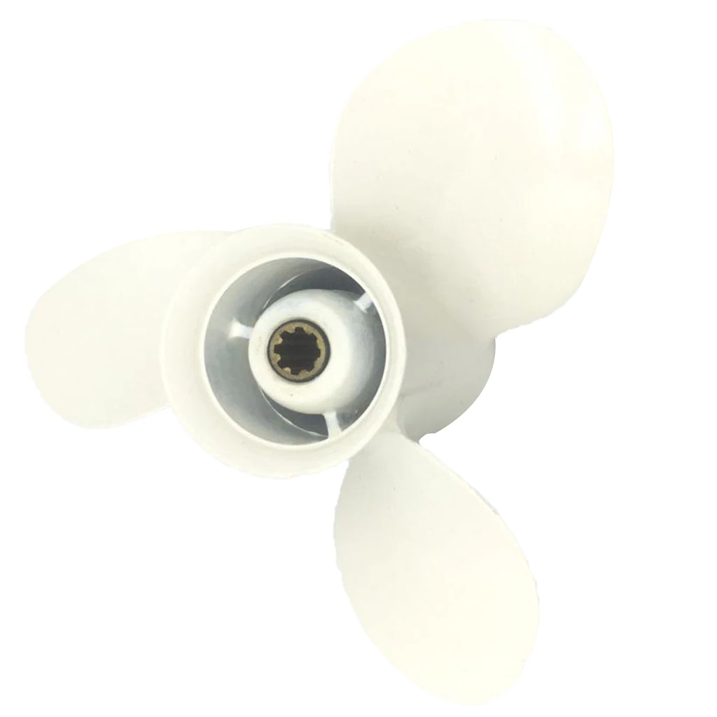 9 1/4x11 j 15 20HP 3 Blade алюминиевый 8 Spline Propeller Prop для Yamaha|Чехол лодки| |