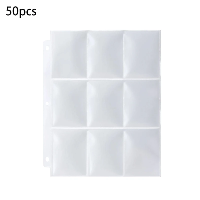 20 штук торговой игровые карты рукава хранение бумажников страницы альбома