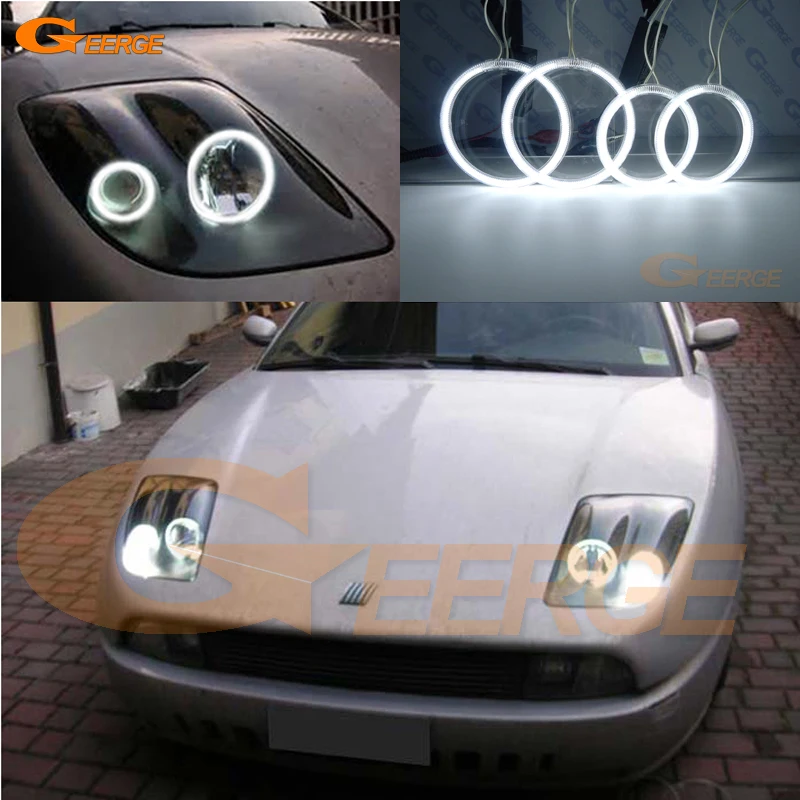 Для Fiat Coupe 1993 1994 1995 1996 1997 1998 1999 2000 отличные ультра яркие CCFL ангельские глазки Halo