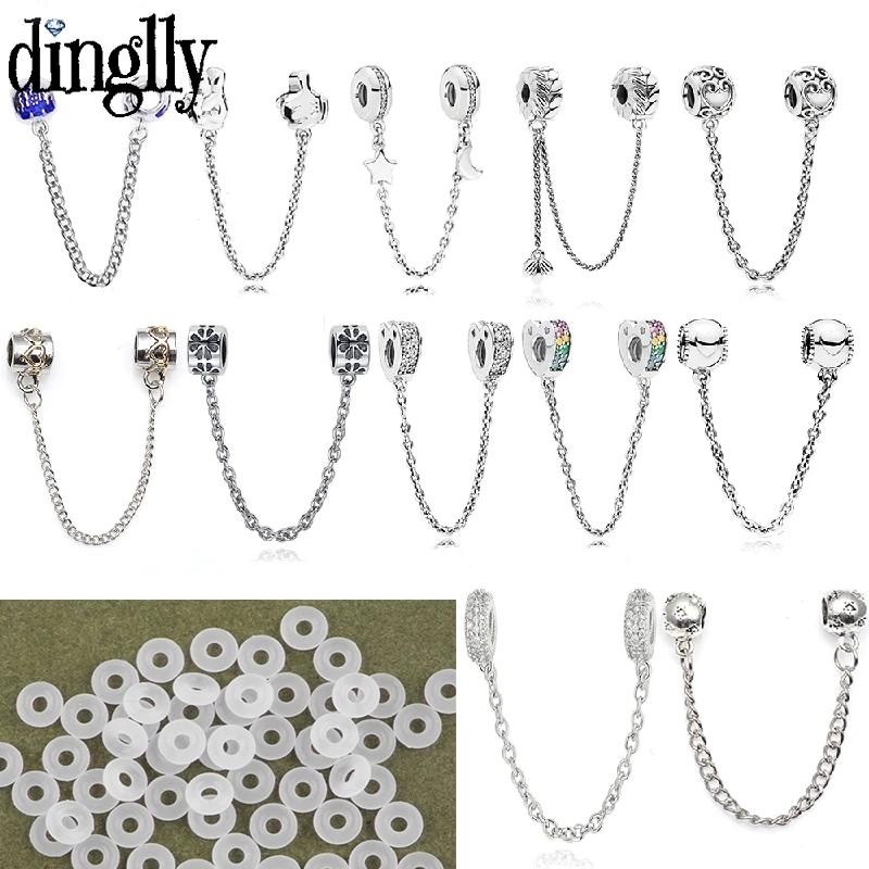 DINGLLY розовое золото мультфильм аниме безопасность цепи DIY модные очаровательные