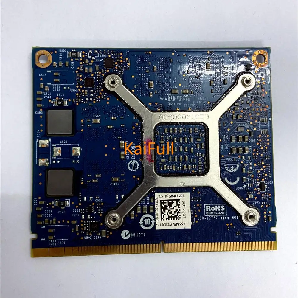 Оригинальная видеокарта M1000M M1000 GDDR5 2 Гб N16P-Q1-A2 для Dell M4800 M7510 M7520 HP ZBook15 17 G3 Test OK |