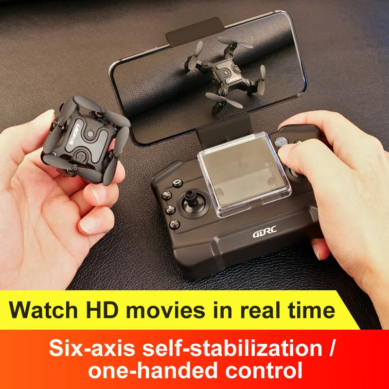 Новый мини-Дрон V2 4K 1080P HD камера Wi-Fi Fpv давление воздуха удержание высоты складной