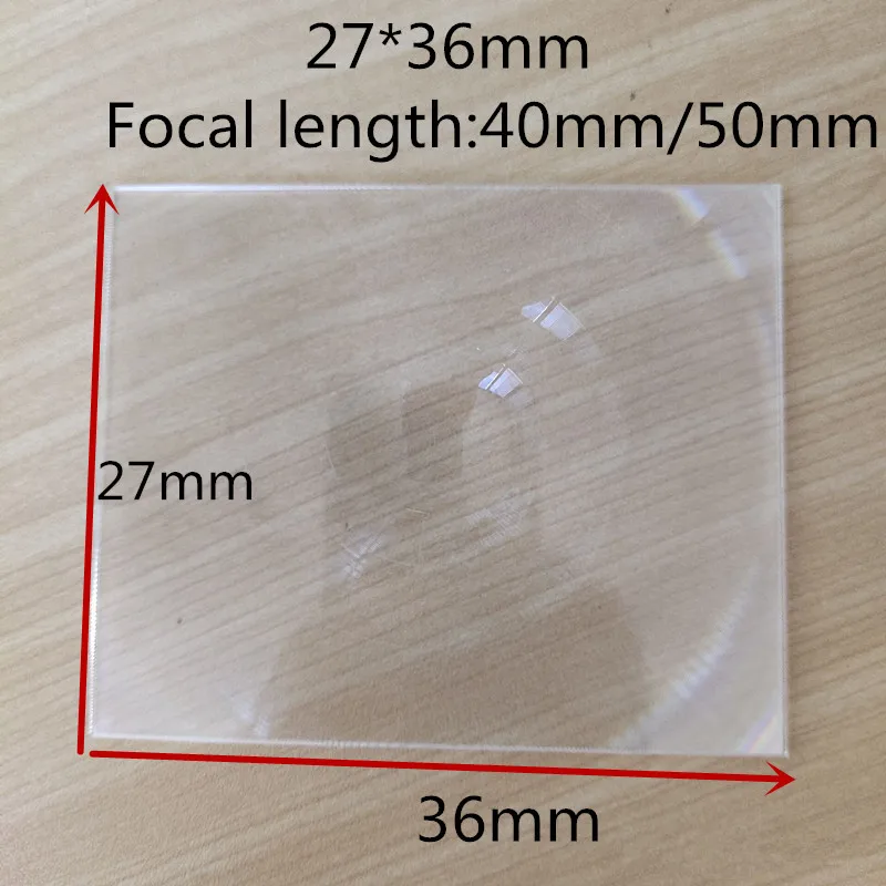 36*27 мм фокусное расстояние 40 мм/50 квадратная линза Френеля | Инструменты