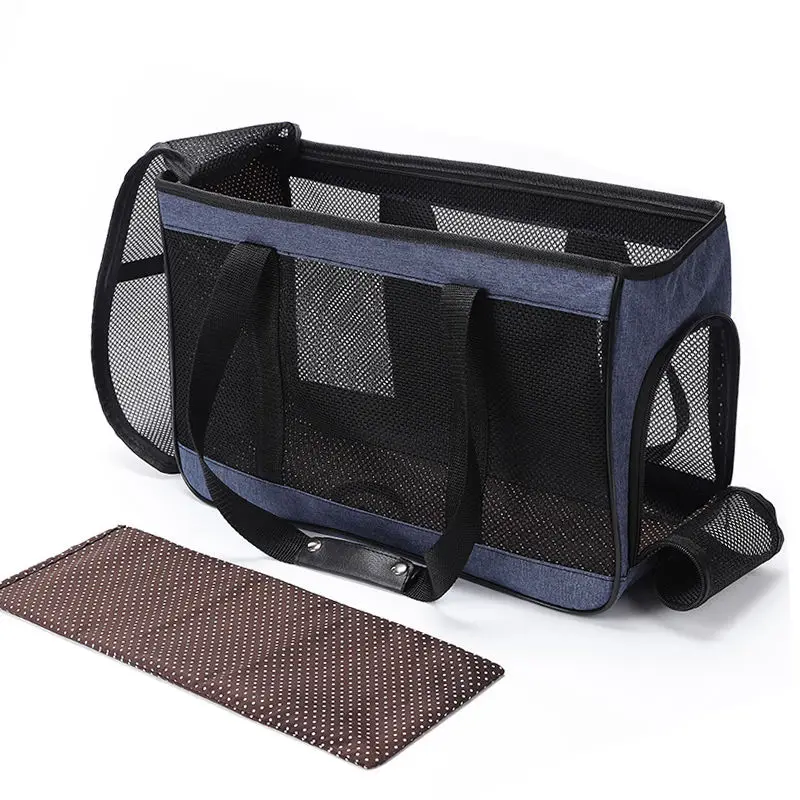 

Pet Bag Breathable Cat Dog Outing Backpack Portable Messenger Bag Soft Plastic Mesh Bag Pets Handbag Travel Dog Carrier Bags