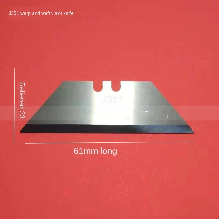 

Livter Warp and weft J351 slotted blade tungsten steel V-groove blade trapezoidal blade T-shaped carpet cutting knife