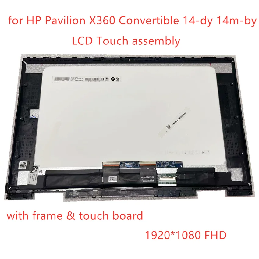 ЖК-дисплей 14,0 дюйма для HP Pavilion x360 14-DY0008CA 14T-DY000 14M-DY0013DX 14-dy0012la FHD дисплей