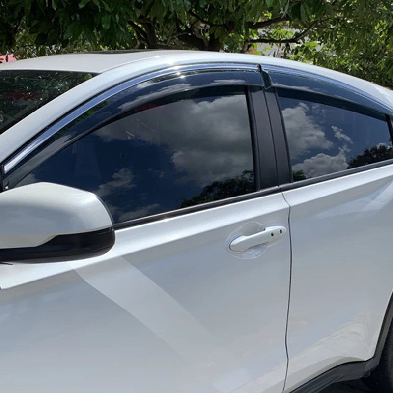 Для Honda Vezel HR-V 2014 2015 2016 2017 2018 2019 2020 автомобильные аксессуары оконный козырек ветрозащитная защита от дождя