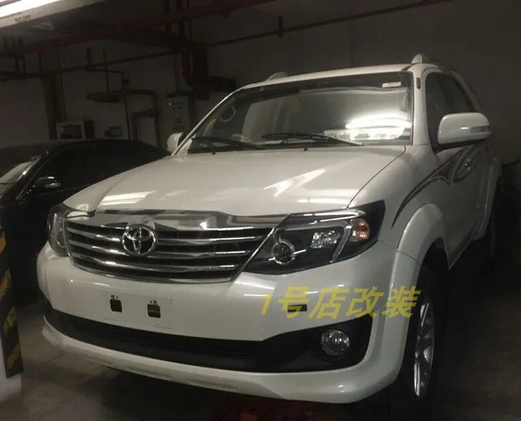 Фара для Тойота Королла фары 2011- Fortuner 4runner светодиодный светодиодные дневные ходовые огни на передних фарах Bi Xenon аксессуары