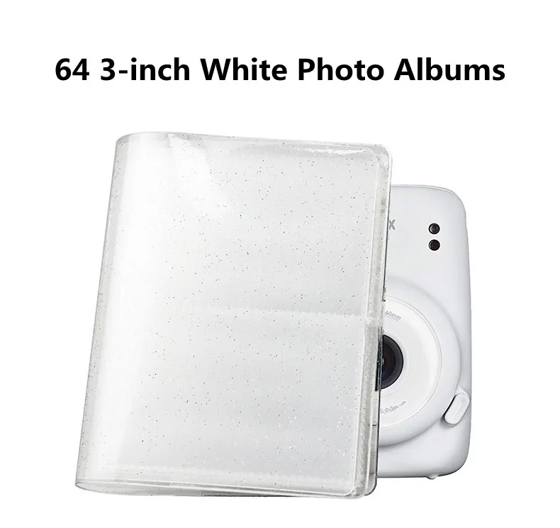 Альбом для Fujifilm Instax Instant Mini 11 9 8 7s 70 25 50s 90 3/4 дюйма 64 кармана|Плёночные и