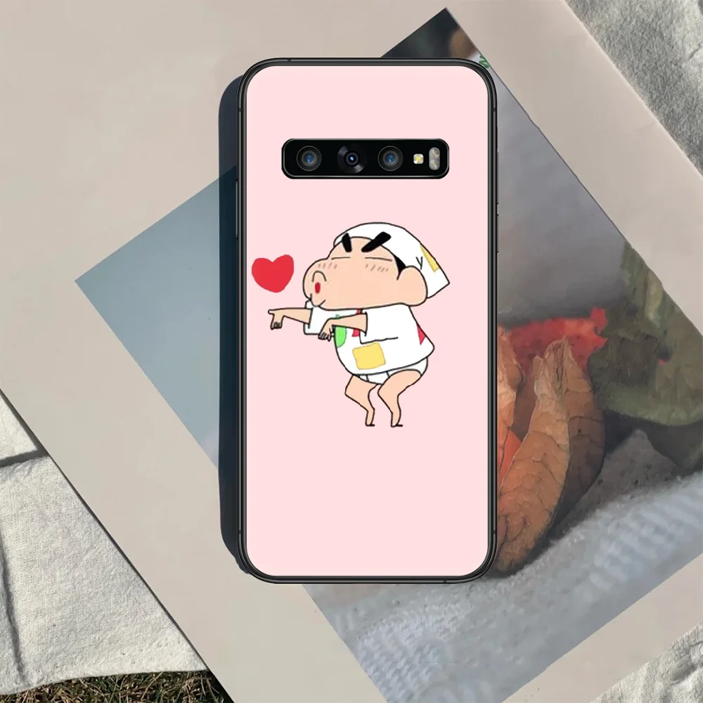 

Crayon Shins chan Cartoons Phone Case Cover Hull For Samsung Galaxy S 7 8 9 10 e 20 FE edge uitra plus Note 9 10 20 black Cell