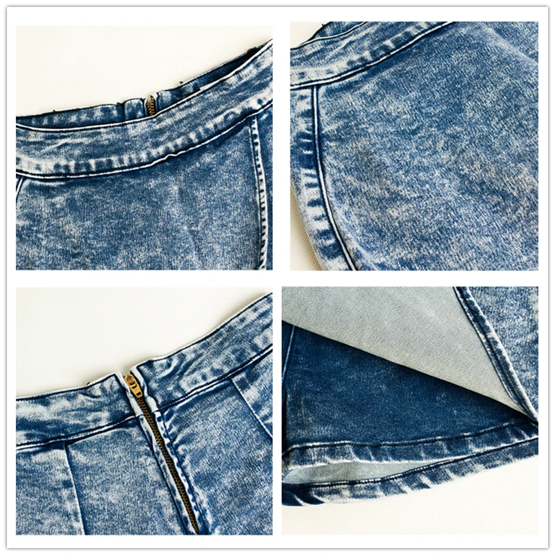 

Women Summer High Waist Shorts 2020 New Arrival Casual Jeans Shorts Sexy Large Size Female Denim Cowboy Shorts Size 32-44 K839