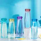 Прозрачные дизайнерские пластиковые бутылки для воды с кристаллами, устойчивая к падению Студенческая бутылка для воды, бутылки для напитков 620 мл