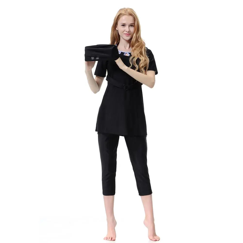 

Muslim Swimwear Modest Arab Islamic Women Burkini Bathing swimming Suit Swim Surf Wear Sport 3 Pieces sets Traditional Swimsuit