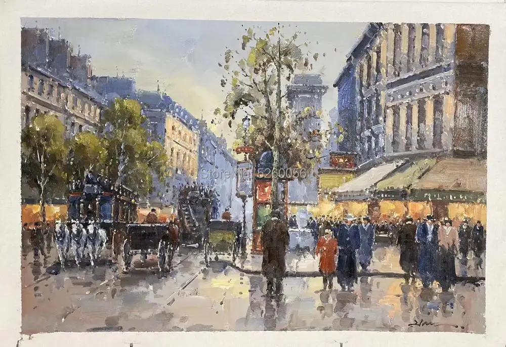 Tot Продажа город толстый нож Гостиная Ресторан украшение интерьера картина стены