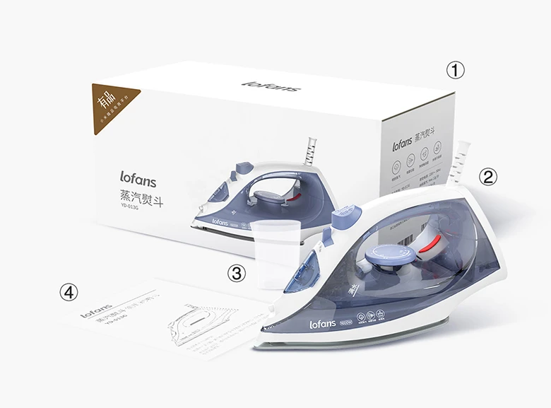 XIAOMI MIJIA Lofans YD-013G Электрический паровой утюг для одежды парогенератор Дорожные утюги глажка многофункциональная Регулируемая керамика