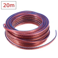 20m diy loud speaker cable hi fi audio line cable oxygen free copper speaker wire for amplifier home theater ktv dj system