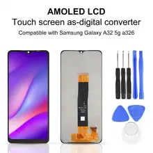 Display+Touch Screen Digitizer Assembly Replacement for for Samsung Galaxy A32 5G A326 Mobile Phone Parts Mobile Phone Screens