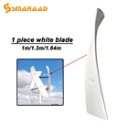 Ветряная турбина с вертикальной осью, 300 Вт, 600 Вт, искусственное стекло, длина 1 м, 1,3 м, без генератора и контроллера