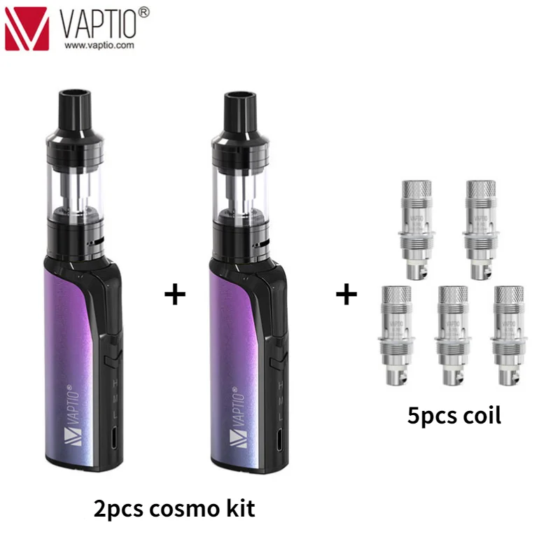 Набор электронной сигареты Vaptio Cosmo со встроенным аккумулятором 1500 мАч 2 0 мл |