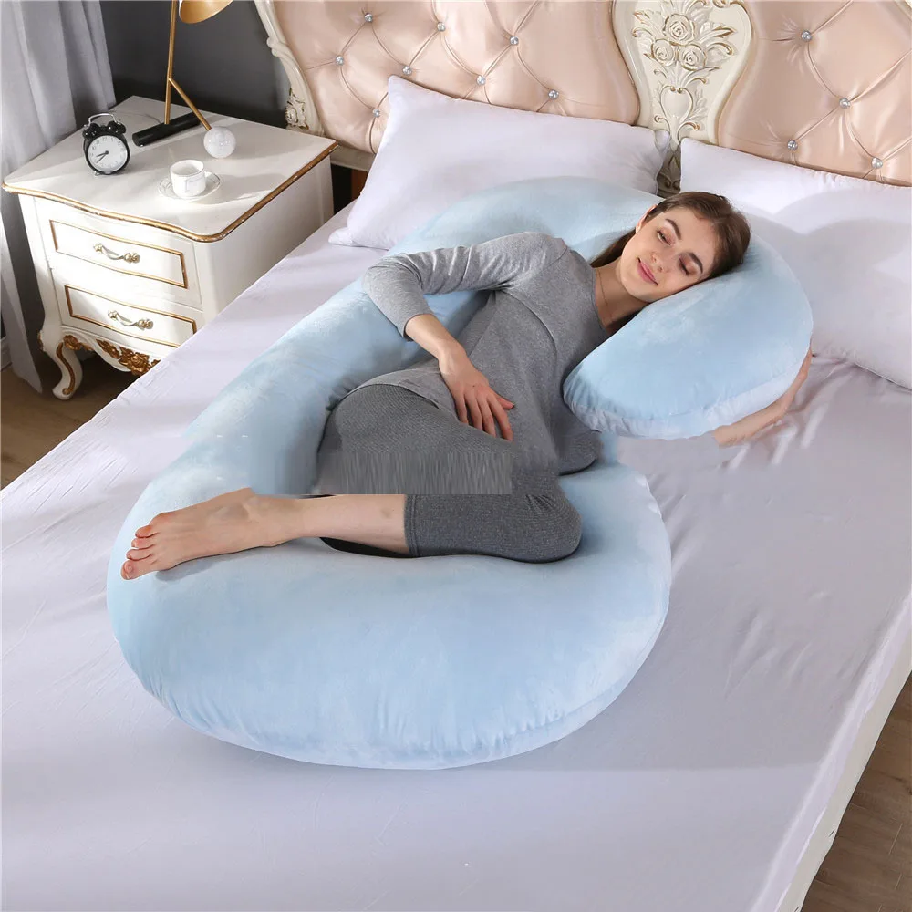 Удобная Подушка для беременных женщин подушка поддержки талии постельное белье