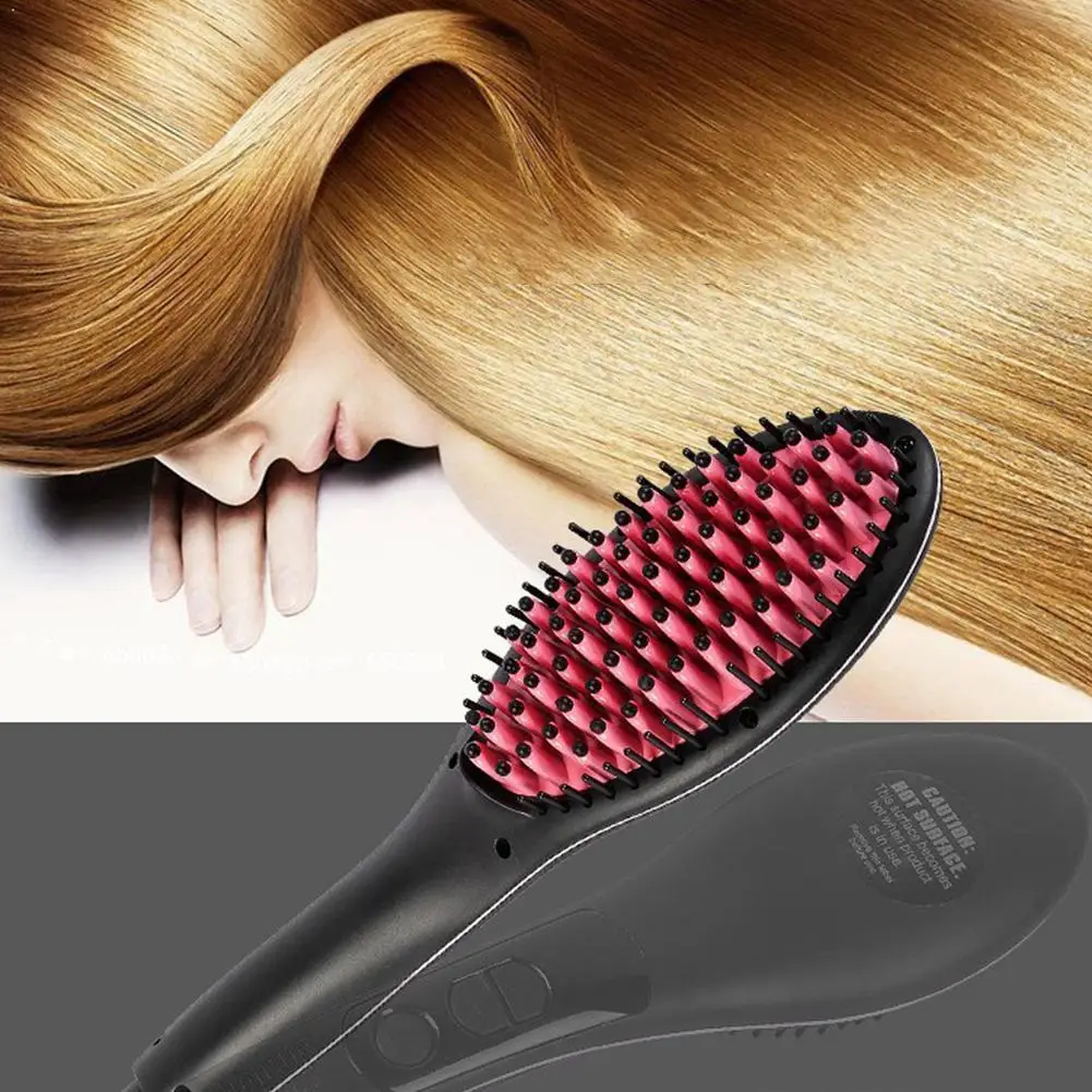 Щетка для волос быстрый выпрямитель расческа электрический Уход Утюги