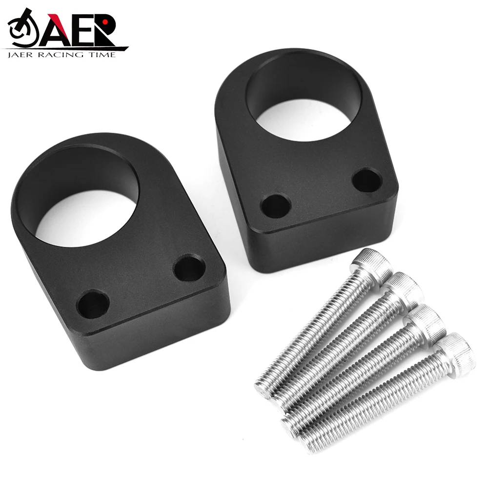 

CNC Handlebar Risers Height up Adapters Clamp for Kawasaki Ninja 250 Ninja300 2013-2019