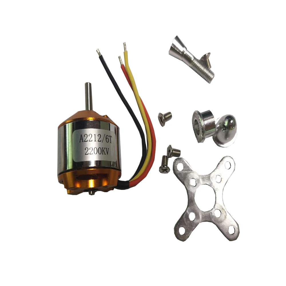 W1212 двигатель A2212/6 T 2200KV бесщеточный для RC самолета многоскоптер Outrunner DIY Горячая