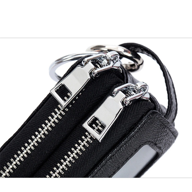

Leather Men Key Wallet Male Car Key Bag Keys Holder Crocodile Pattern Key Case