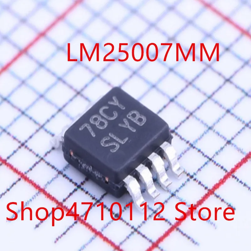 

10PCS/LOT NEW LM25007MMX LM25007MM LM25007 MARKING SLYB MSOP-8